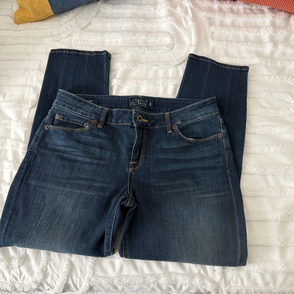 Lucky Brand Dark Blue Lolita Capri Jeans